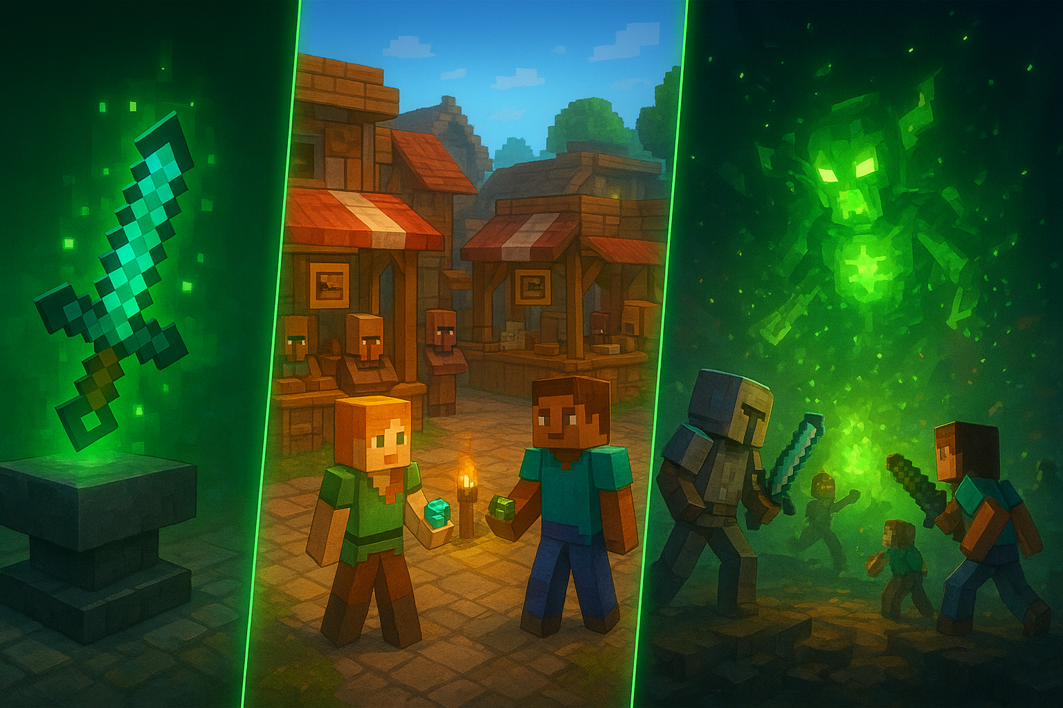 Server Features Collage